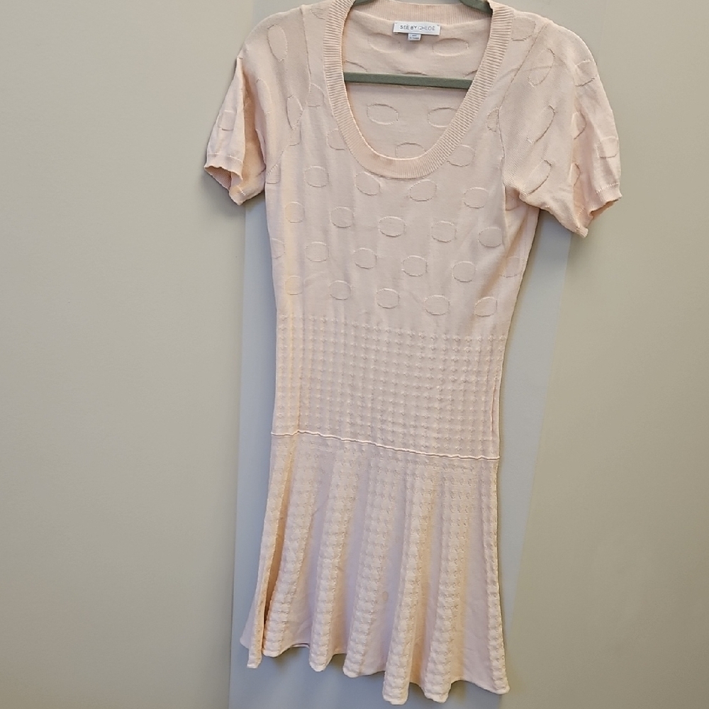 "See By Chloe" Textured Knit Dress - Picture 3 of 5